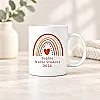 Personalised Student Nurse Rainbow Mug – Name &amp; Year