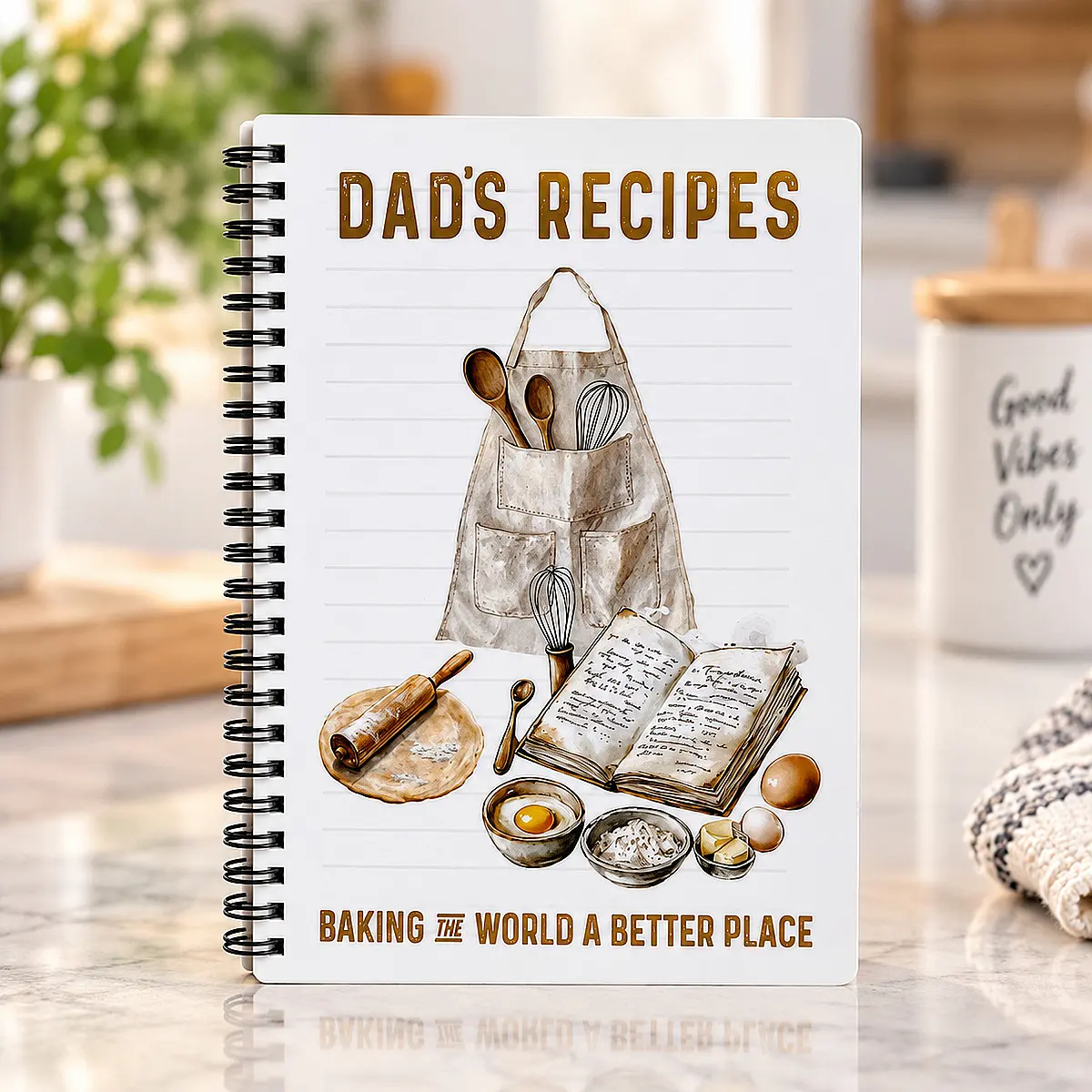 Personalised Dad’s Recipe Book – A4 or A5