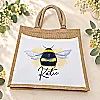 Personalised Bee Jute Bag