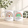 Personalised Student Nurse Rainbow Mug – Name &amp; Year