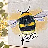 Personalised Bee Jute Bag