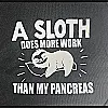 Diabetes Crossbody Bag – Funny Sloth Design