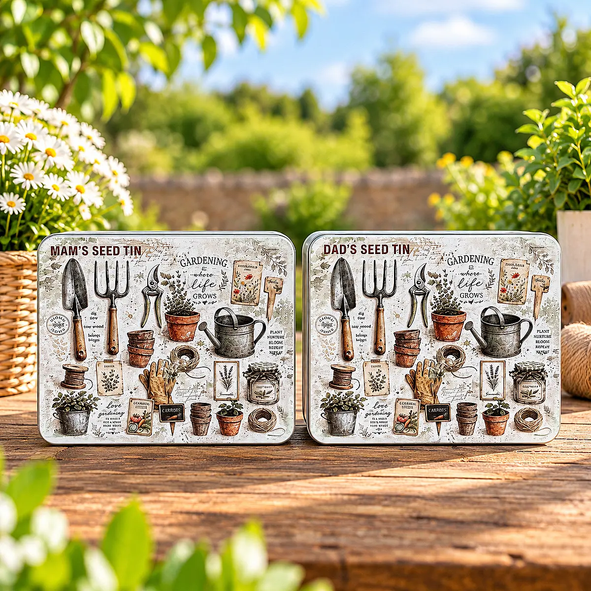 Personalised Gardener’s Seed Tin