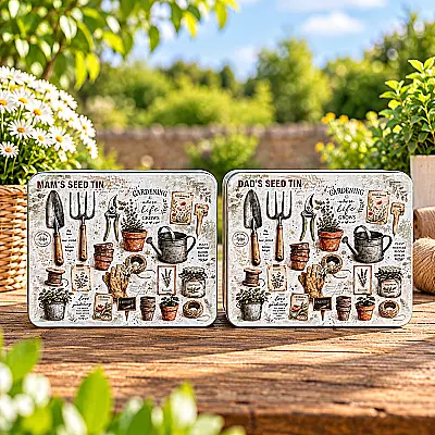 Personalised Gardener’s Seed Tin