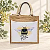 Personalised Bee Jute Bag
