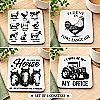 Funny Farm &amp; Country Coasters – Single or Set of 4