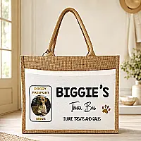 Personalised Pet Travel Bag with Photo – Doggy Passport
