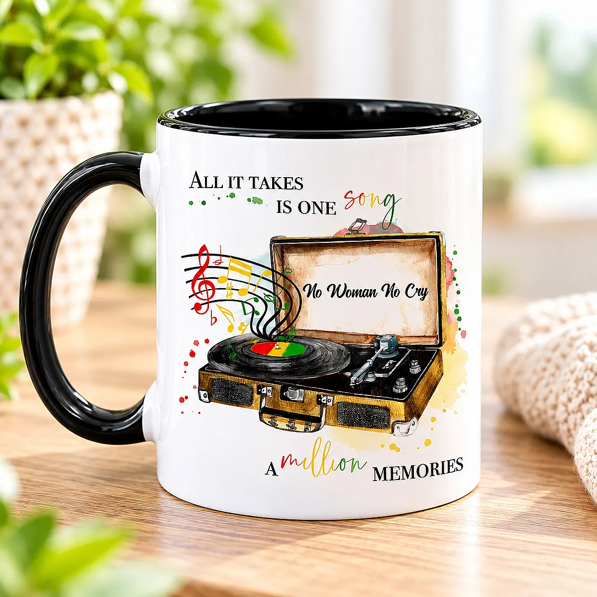 Personalised Choose Your Song Reggae Mug