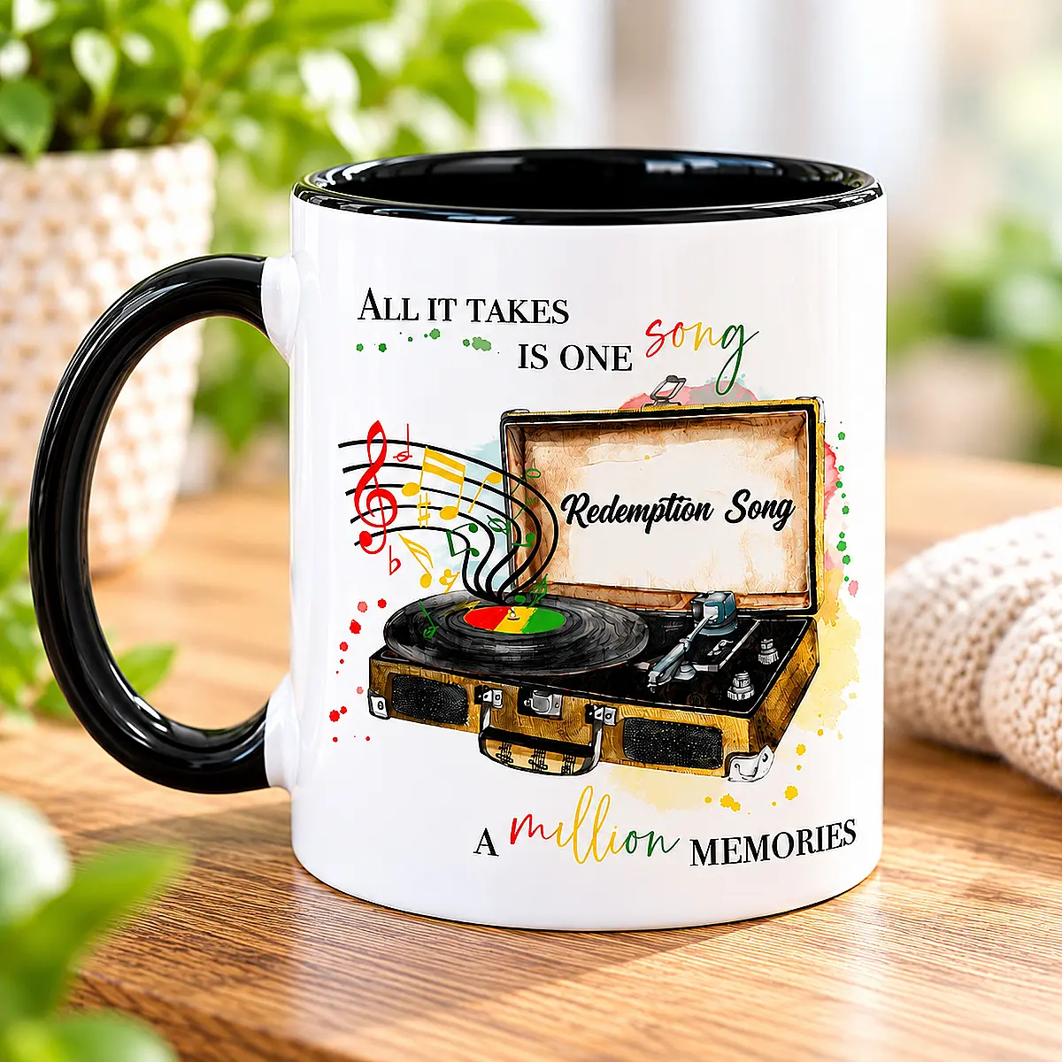 Personalised Choose Your Song Reggae Mug