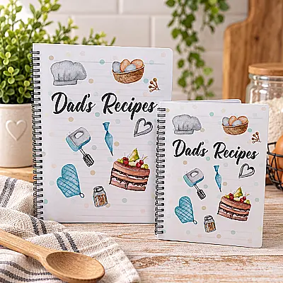 Personalised Dad’s Recipe Book – A4 or A5