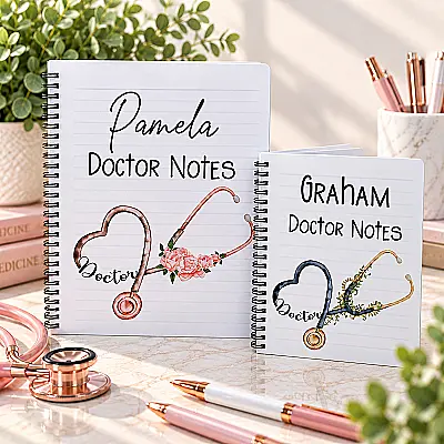 Personalised Doctor Notebook – A4 or A5