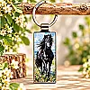 Country Animal Keyring – Highland Cow, Horse, Collie, Sheep &amp; Cockerel