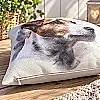 Jack Russell Linen Effect Cushion