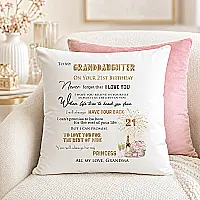 Personalised 18th, 21st & Milestone Birthday Cushion