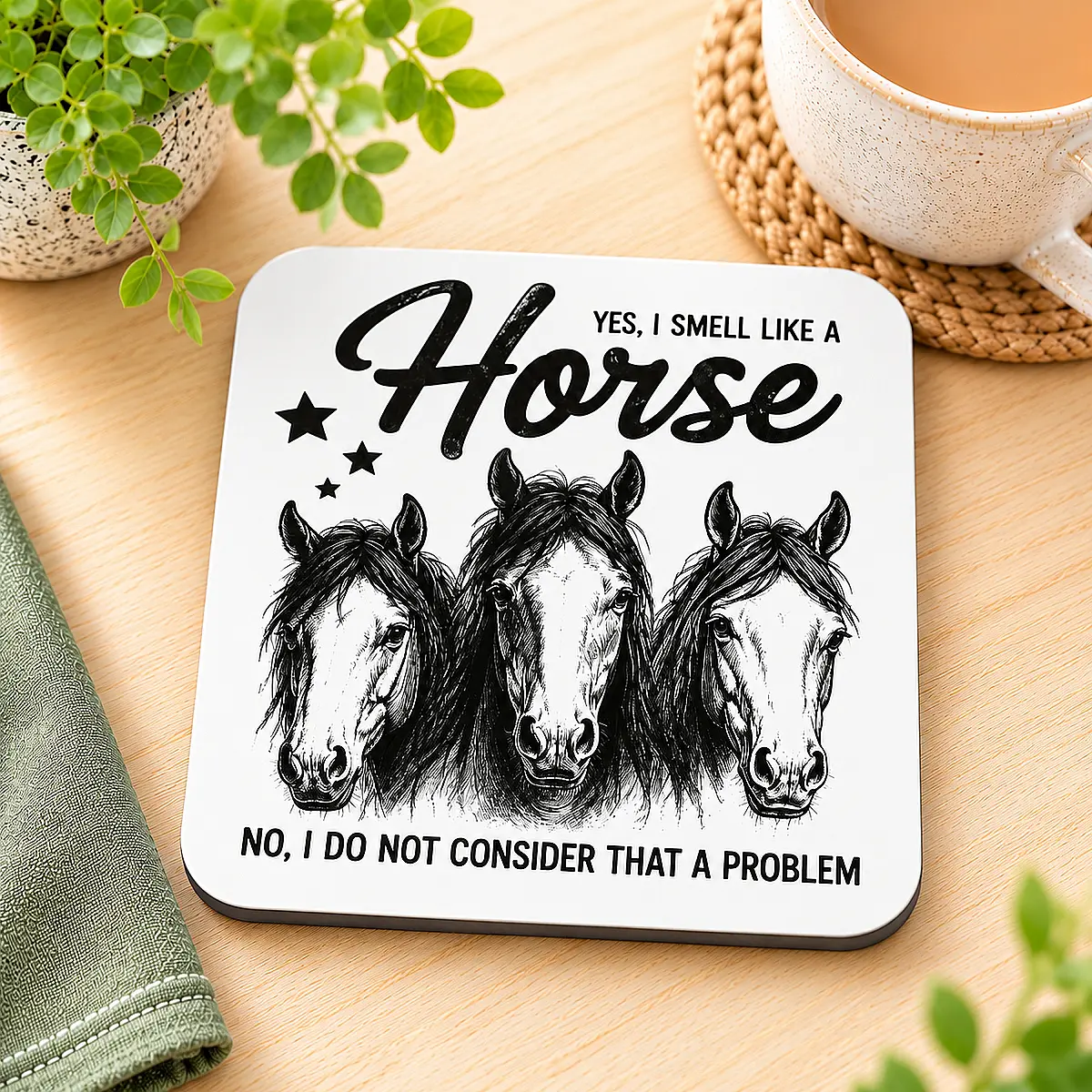 Funny Farm &amp; Country Coasters – Single or Set of 4