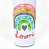 Personalised 650ml Aluminium Straw Water Bottle