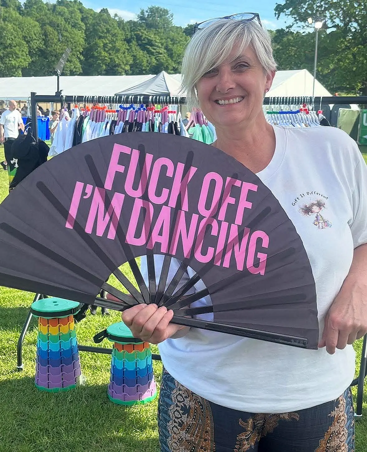 F Off I’m Dancing – Large Cracking Fan