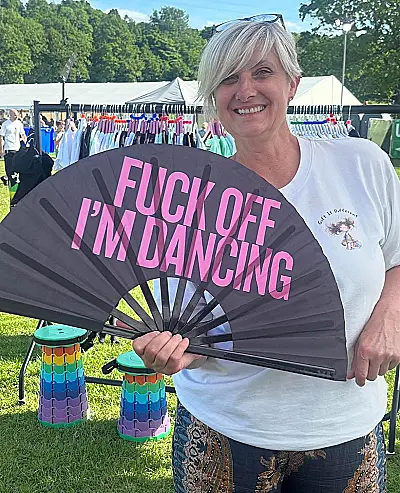 F Off I’m Dancing – Large Cracking Fan
