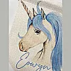 Personalised Unicorn Hanging Pennant – Children’s Bedroom Decor