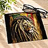 Reggae Lion Lens Cloth – Glasses &amp; Screen Cleaning Cloth