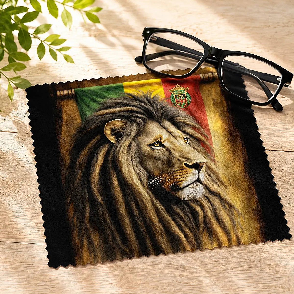 Reggae Lion Lens Cloth – Glasses &amp; Screen Cleaning Cloth