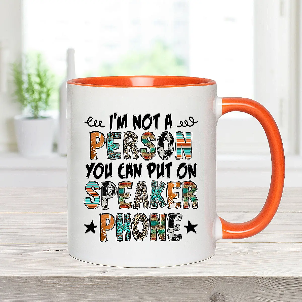 Funny Speaker Phone Mug – 5 Colours