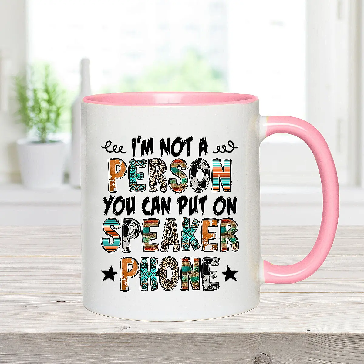 Funny Speaker Phone Mug – 5 Colours