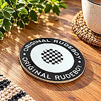 Original Rudeboy Round MDF Coaster – Ska & 2 Tone
