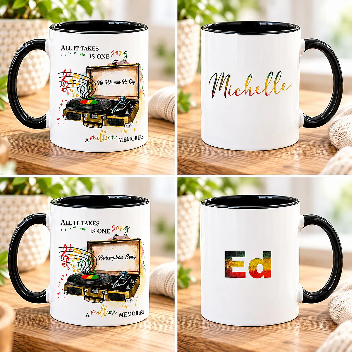 Personalised Choose Your Song Reggae Mug