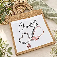 Personalised Midwife Jute Bag – Student or Qualified Midwife