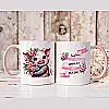 Personalised Inked Babe Pig Mug – Tattoo Lover Gift