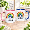 Personalised Rainbow Mug – Inspirational Thank You Gift