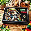 Reggae &amp; Rasta Lap Tray – Choice of 4 Designs