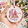Personalised Baby’s First Christmas Rabbit Ceramic Decoration