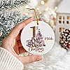 Personalised Baby’s First Christmas Rocking Horse Ceramic Decoration