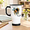 Personalised Bee-utiful Teacher Travel Mug