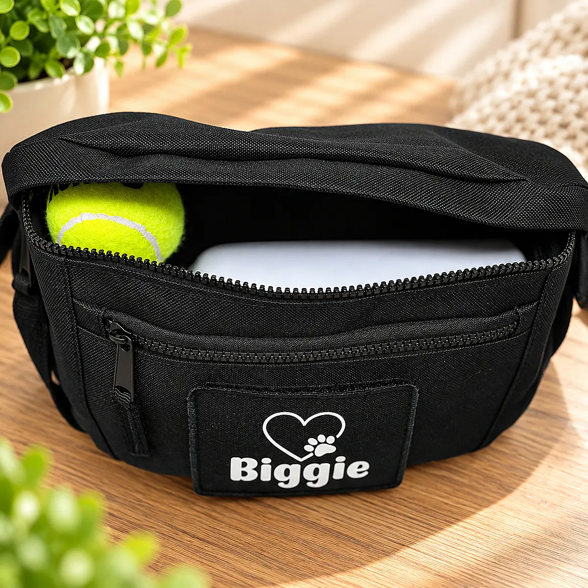 Personalised Dog Walking Waist Bag – Treat &amp; Essentials Bag