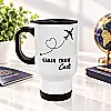 Personalised Cabin Crew Travel Mug – Flight Attendant Gift