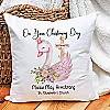 Personalised Christening Swan Cushion