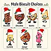 Personalised Build Your Own Christmas Biscuit Tin
