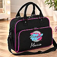 Personalised Express Dance Studio Bag – Black & Pink