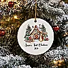 Personalised Baby’s First Christmas Rabbit House Decoration