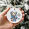 Personalised Baby’s First Christmas Ceramic Decoration