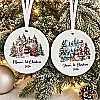 Personalised Baby’s First Christmas Train Decoration