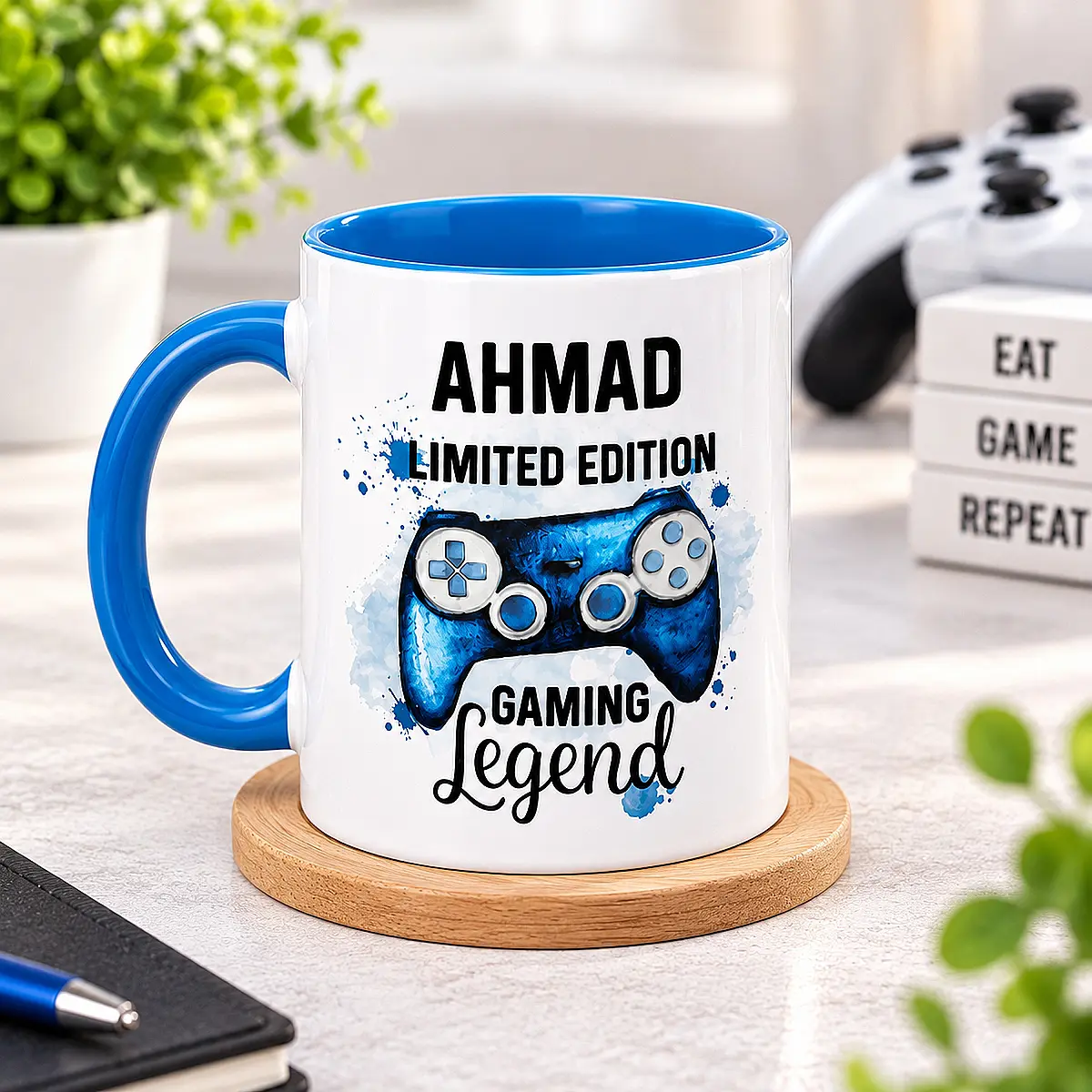 Personalised Gaming Legend Mug – Choice of Colours