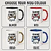 Personalised Gaming Legend Mug – Choice of Colours