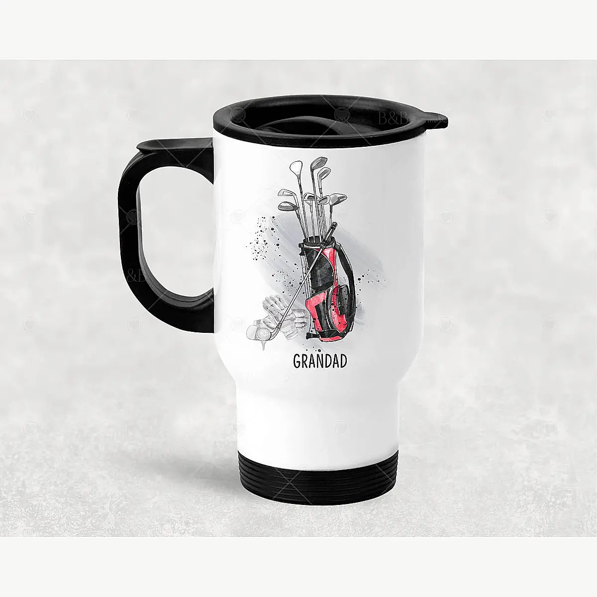 Personalised Golf Travel Mug