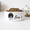 Personalised Pet Bowl with Photo &amp; Name
