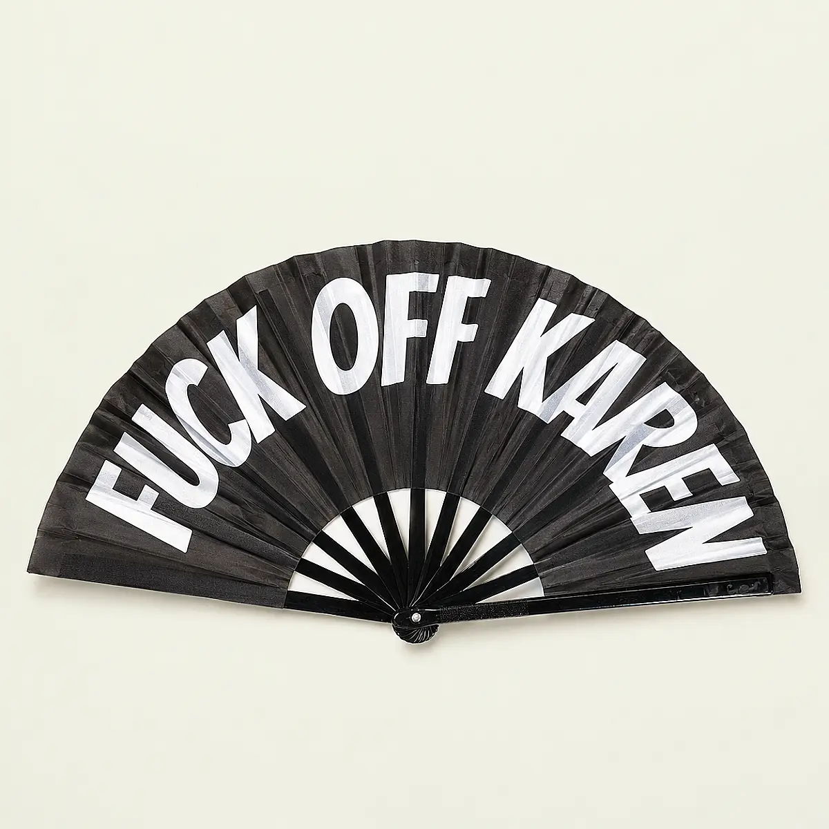 Large Cracking Fan 'F*ck Off Karen'