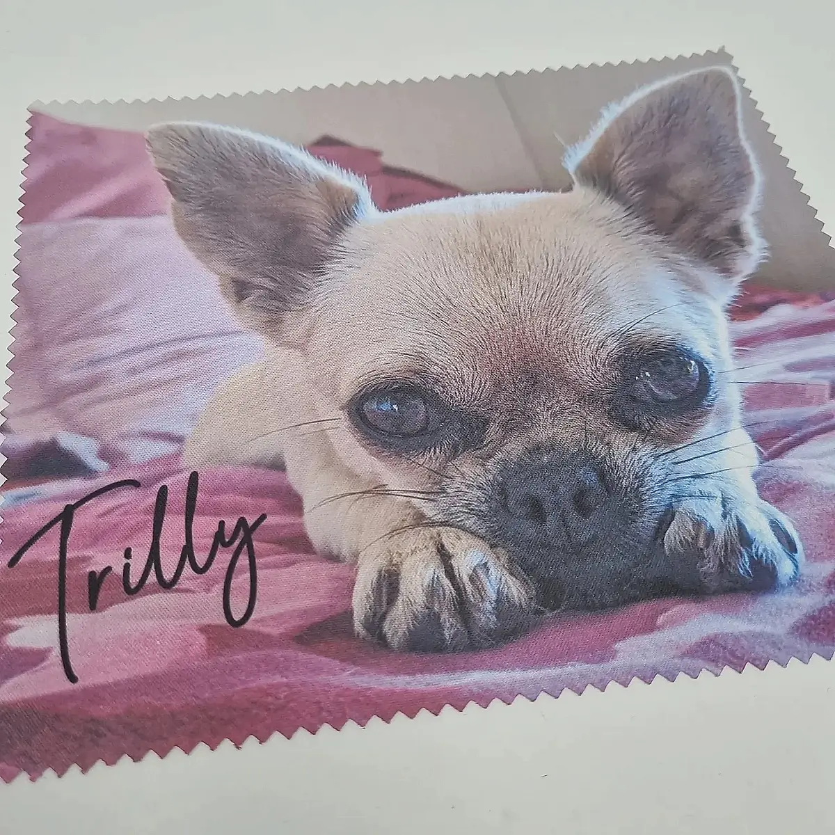 Personalised Photo Lens &amp; Glasses Cleaning Cloth